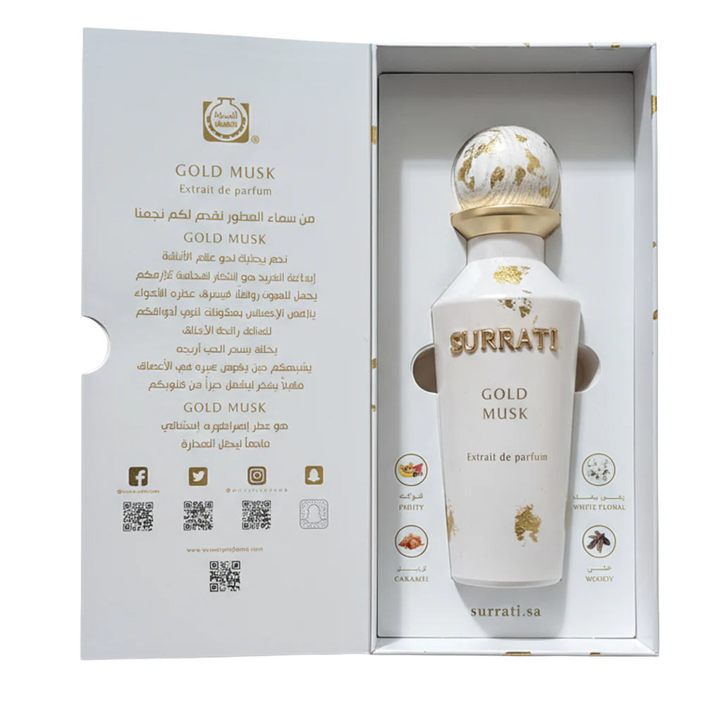 GOLD MUSK Ñ THE SCENT OF ATTENTION
